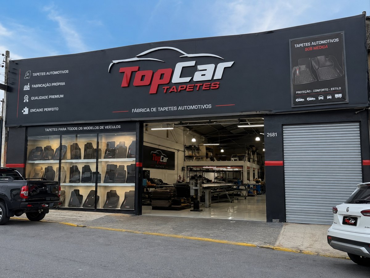 Loja física TopCar Tapetes em Guarapuava — PR